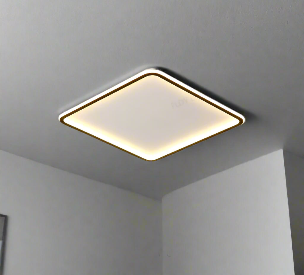 Living Room Lamps Simple Modern Atmosphere Led Ceiling Lights Ultra-Thin Rectangular Smart Main Lamp Nordic Style Bedroom Lamps