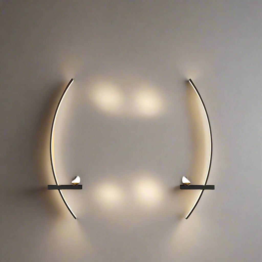 LED Wall Lamp 55/105CM Smart Remote Control Left Right Lighting Wall Sconces Bedroom Bedside Living Room Home Led Lights Lustre