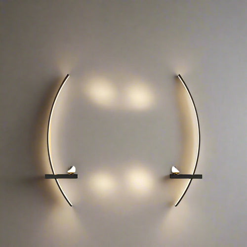 LED Wall Lamp 55/105CM Smart Remote Control Left Right Lighting Wall Sconces Bedroom Bedside Living Room Home Led Lights Lustre